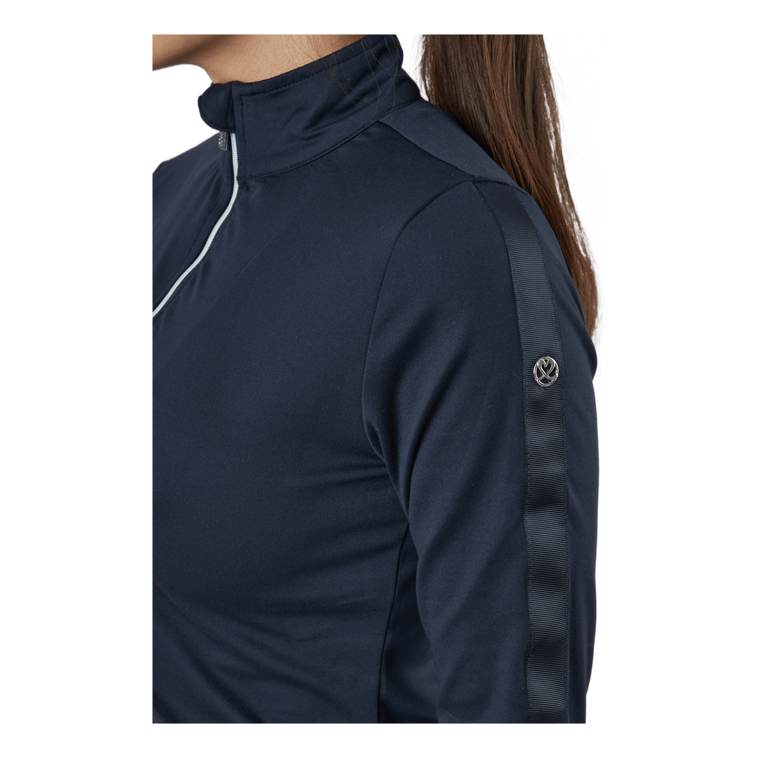 Anna Ls Full Zip Navy