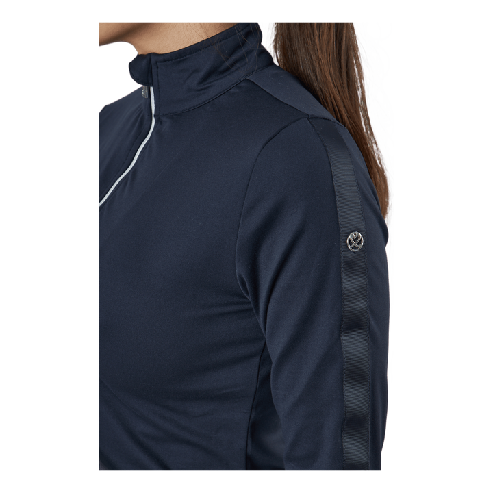 Anna Ls Full Zip Navy