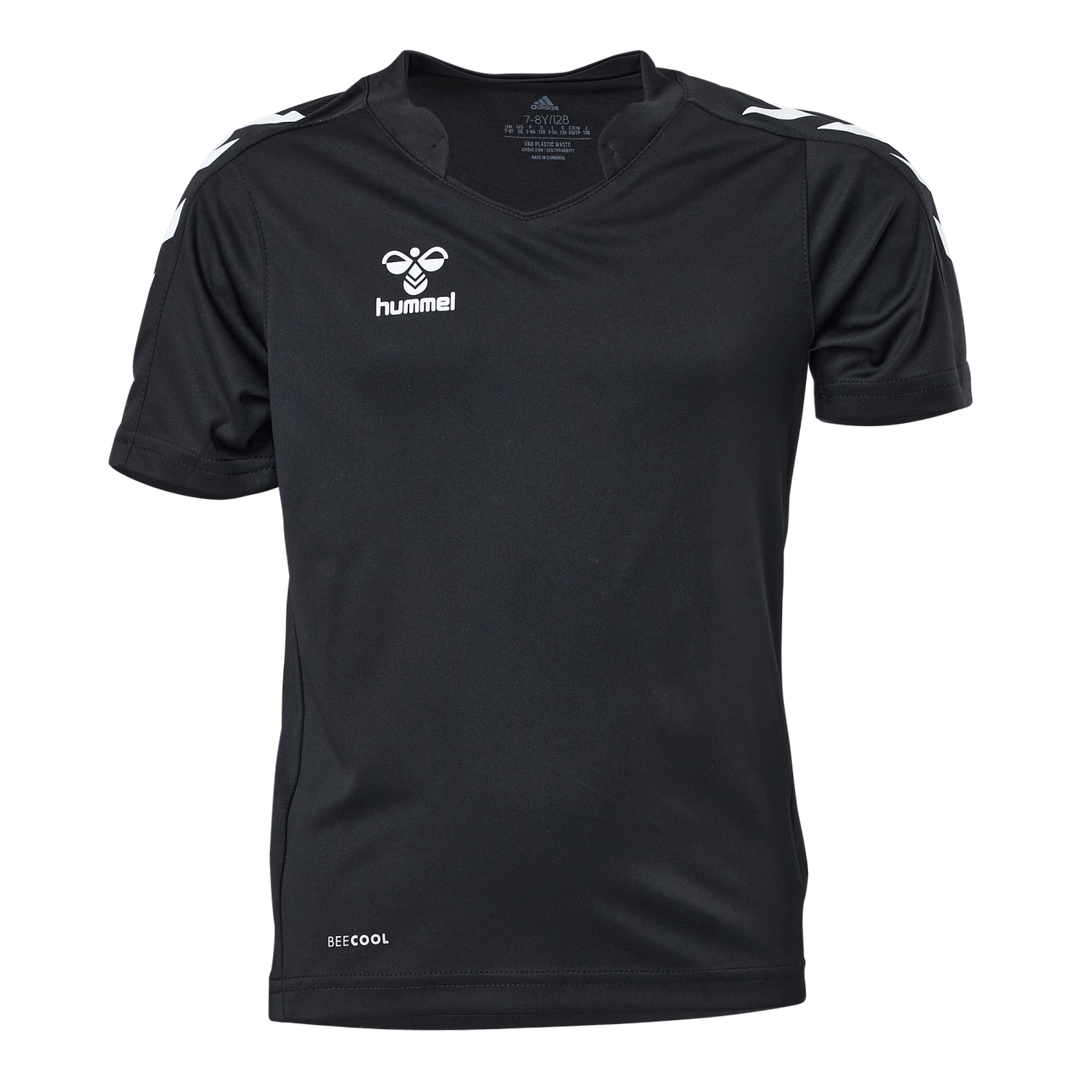 Hmlcore Xk Poly Jersey S/s Kid Black