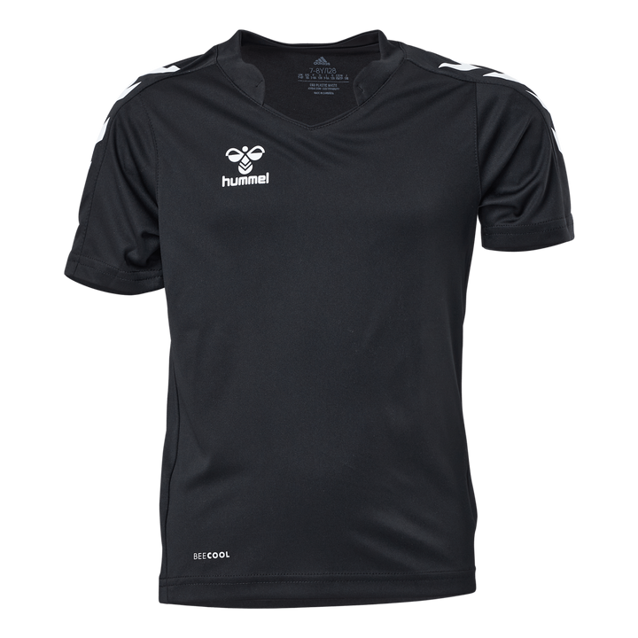 Hmlcore Xk Poly Jersey S/s Kid Black