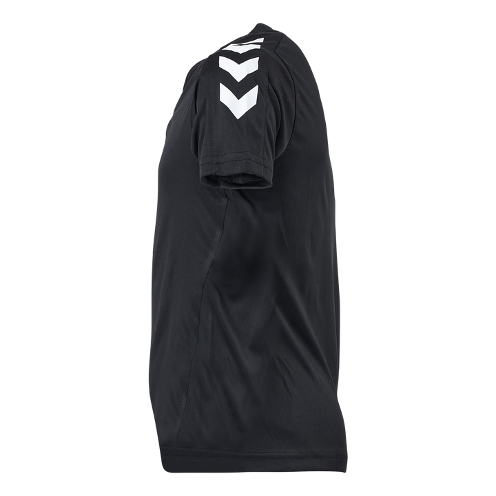 Hmlcore Xk Poly Jersey S/s Kid Black