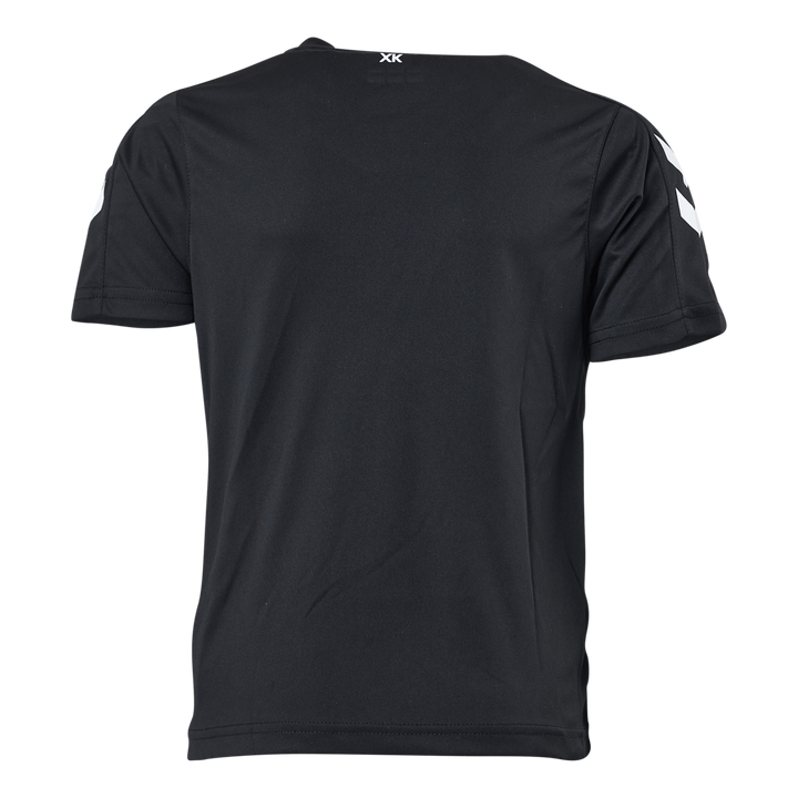 Hmlcore Xk Poly Jersey S/s Kid Black