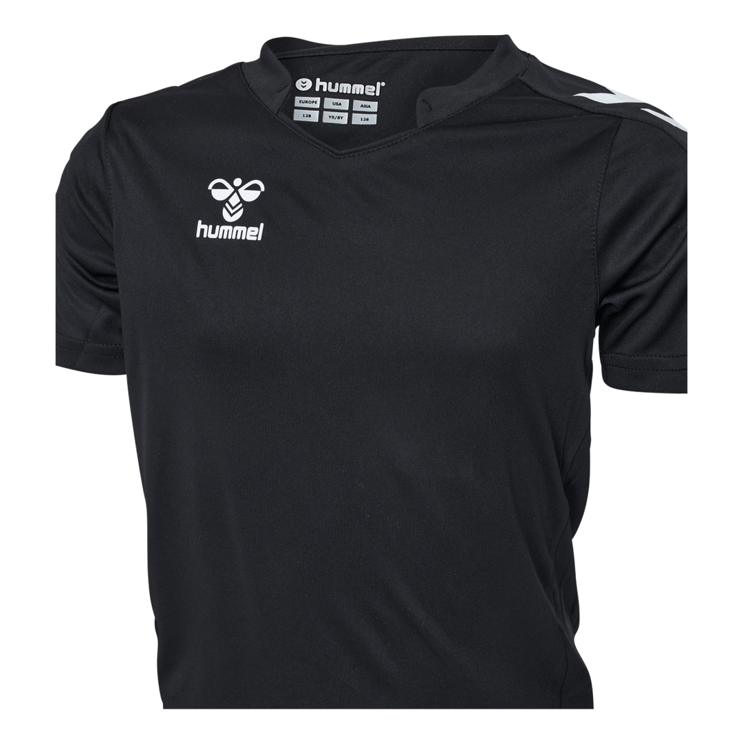 Hmlcore Xk Poly Jersey S/s Kid Black