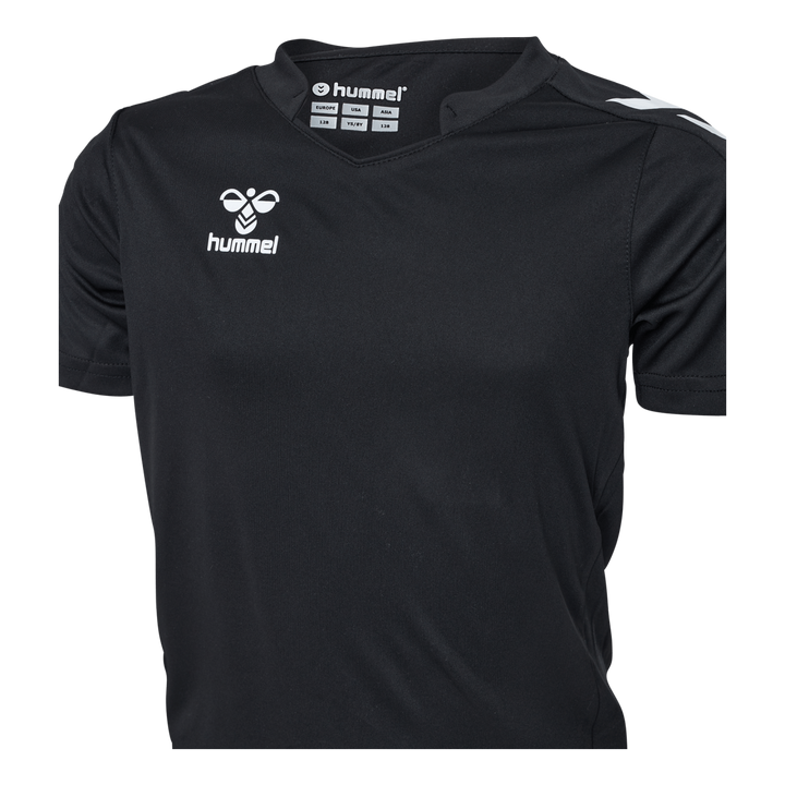 Hmlcore Xk Poly Jersey S/s Kid Black