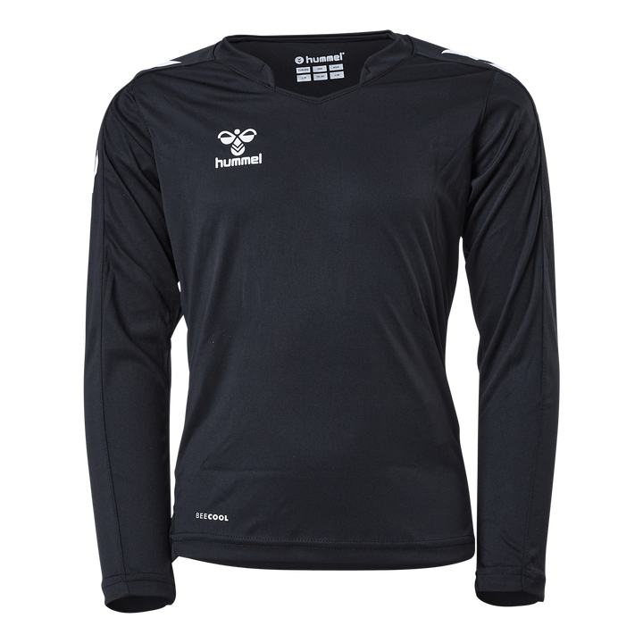 Hmlcore Xk Poly Jersey L/s Kid Black