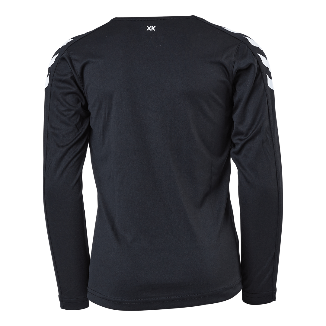 Hmlcore Xk Poly Jersey L/s Kid Black