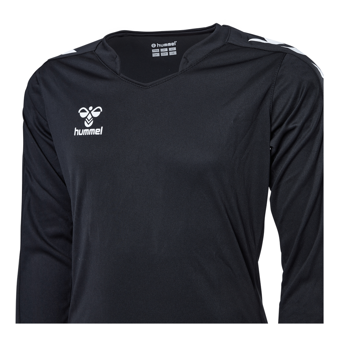 Hmlcore Xk Poly Jersey L/s Kid Black