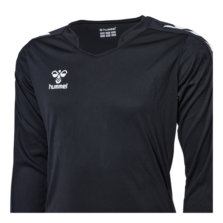 Hmlcore Xk Poly Jersey L/s Kid Black