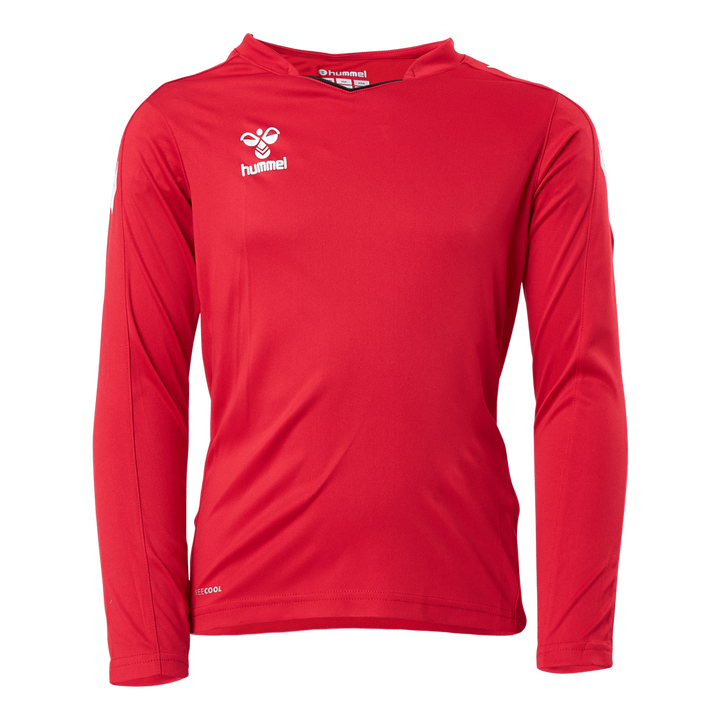 Hmlcore Xk Poly Jersey L/s Kid True Red