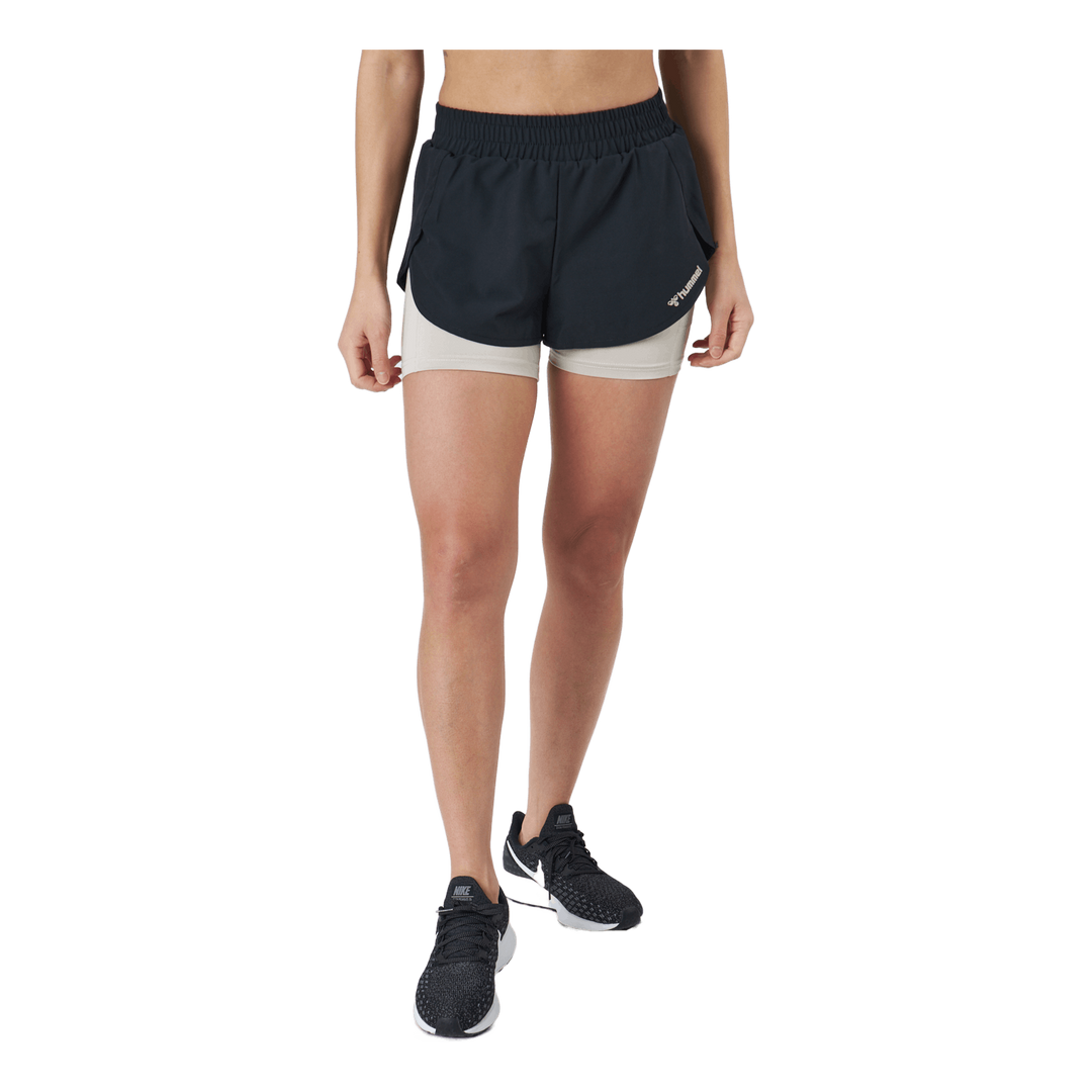Hmlmt Track 2 In 1 Shorts Black