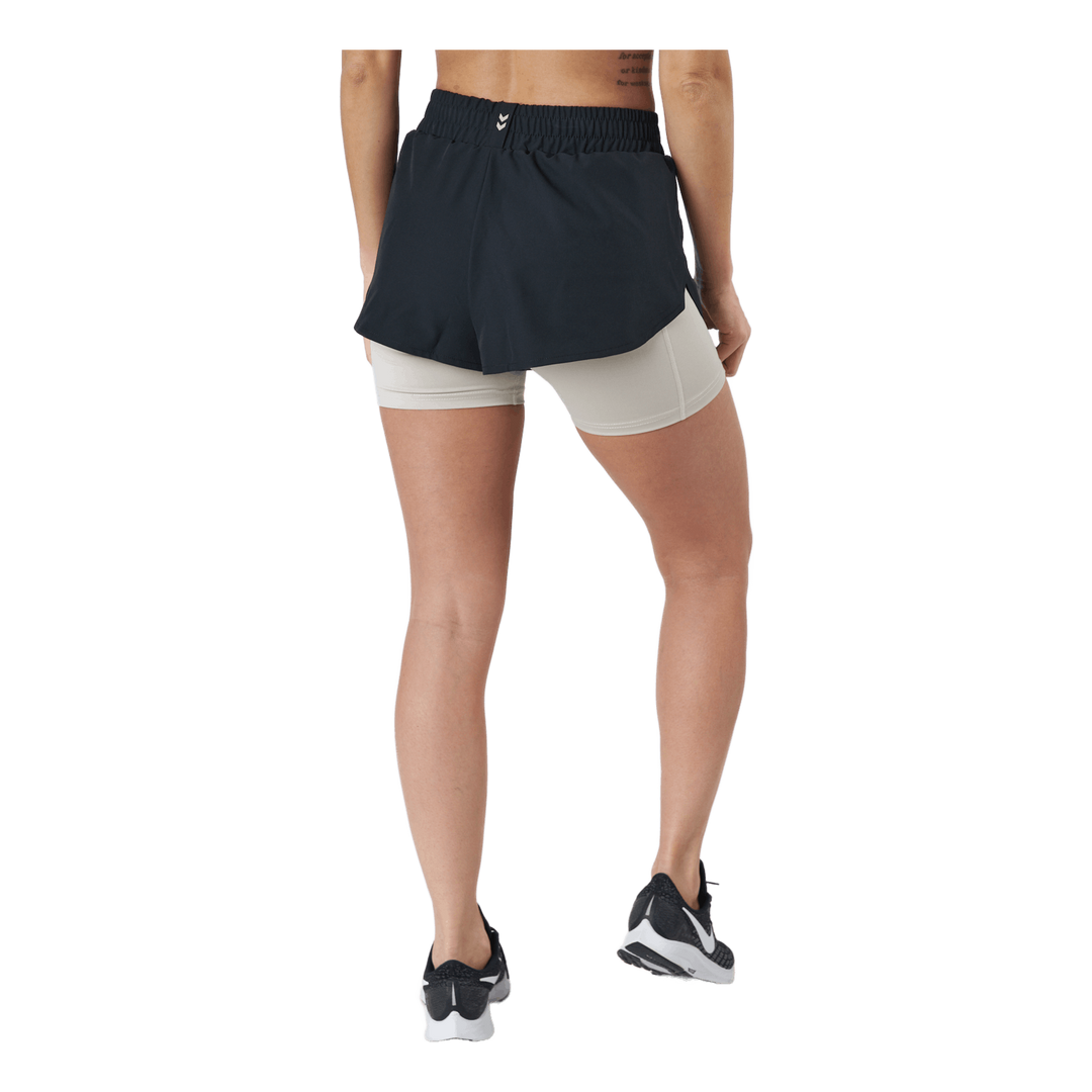 Hmlmt Track 2 In 1 Shorts Black