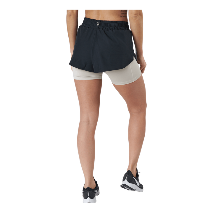 Hmlmt Track 2 In 1 Shorts Black