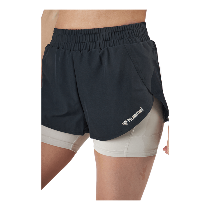 Hmlmt Track 2 In 1 Shorts Black