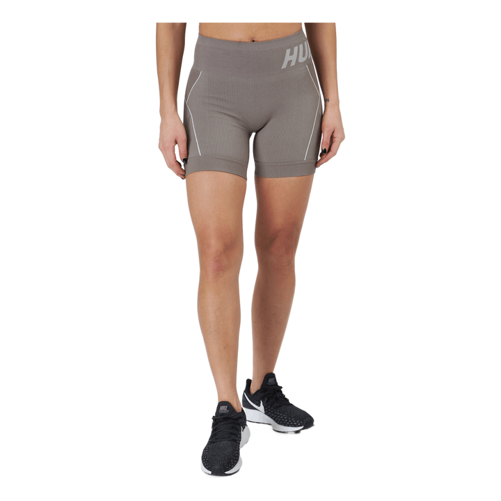 Hmlte Christel Seamless Shorts Chateau Gray/driftwood Melange
