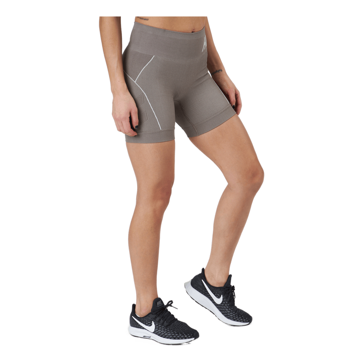 Hmlte Christel Seamless Shorts Chateau Gray/driftwood Melange