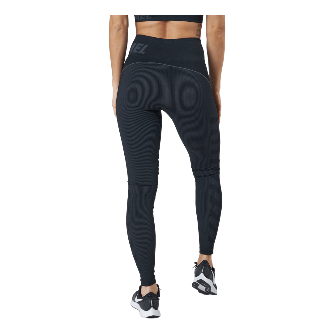 Hmlte Christel Seamless Mw Tig Black/asphalt Melange