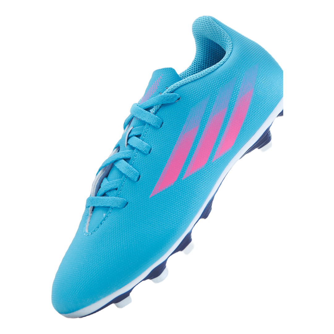 X Speedflow.4 Flexible Ground Boots Sky Rush / Team Shock Pink / Legacy Indigo
