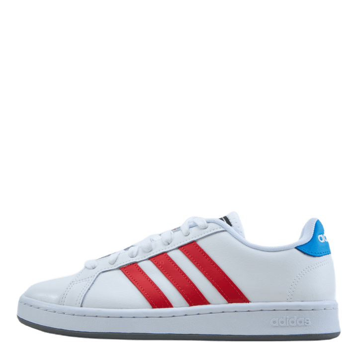Grand Court Base Shoes Cloud White / Vivid Red / Blue Rush
