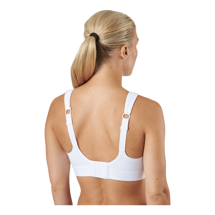 Victorious Spacer Sports Bra   White