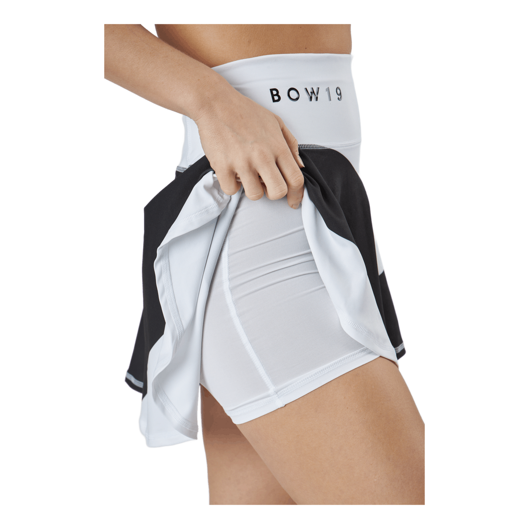 Bianca /print Skirt Big Stripe White/black