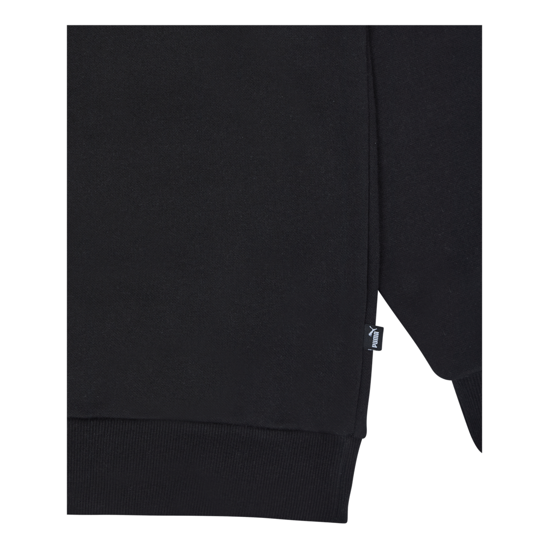Ess Small Logo Crew Fl Puma Black-cat