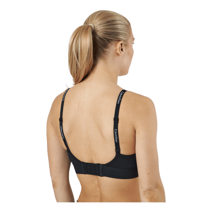 Light Lined Bralette Black