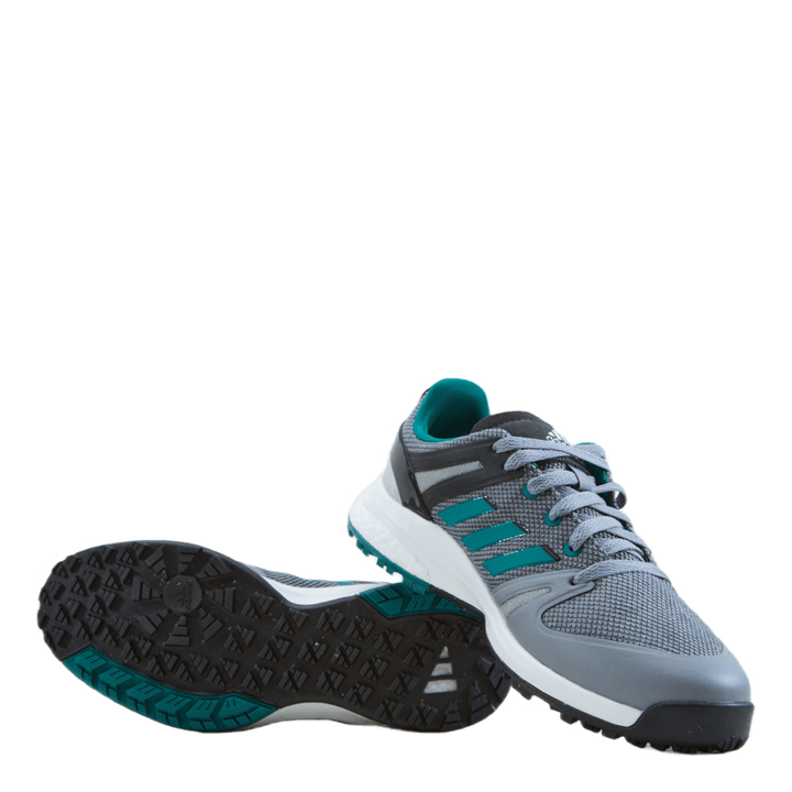 EQT Spikeless Wide Golf Shoes Grey Four / Sub Green / Core Black