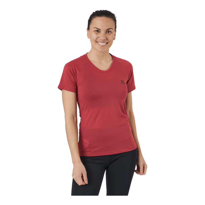 Cross Rebel Ss Tee W Earth Red