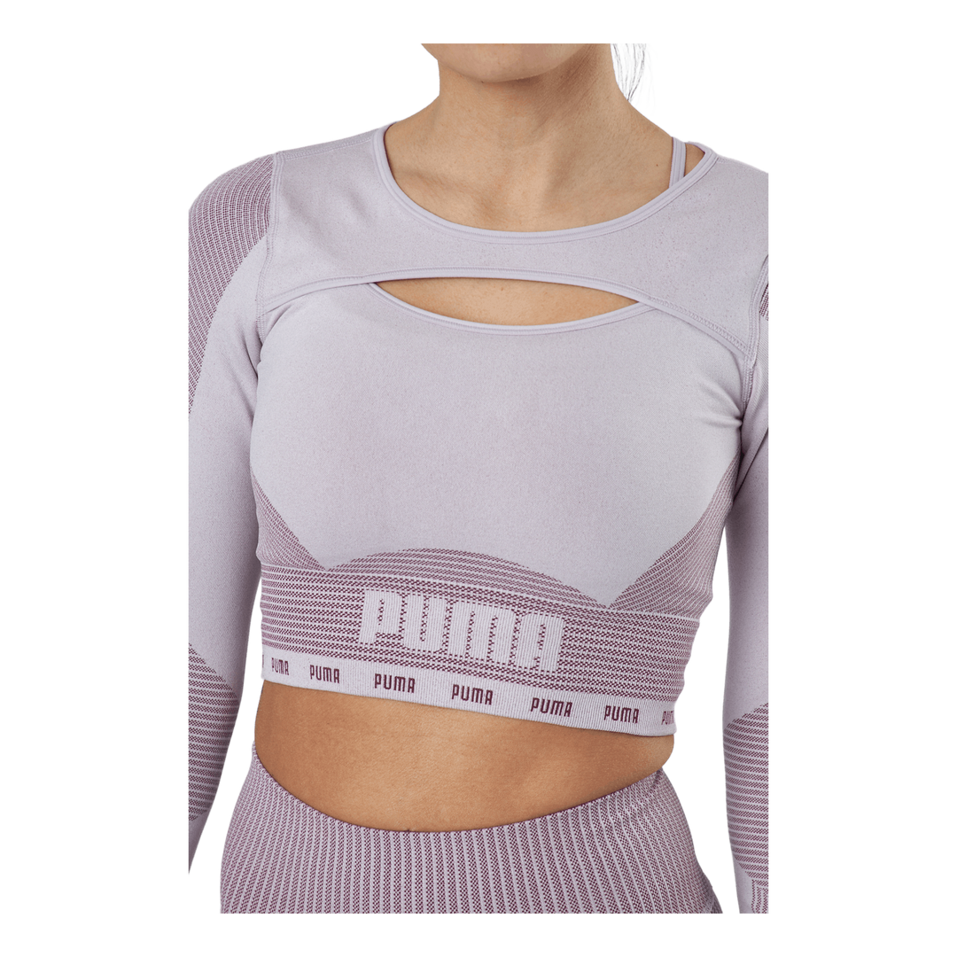 Train Formknit Seamless Long S Lavender Fog-grape Wine