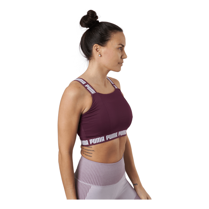 Puma Strong Crop Top Grape Wine