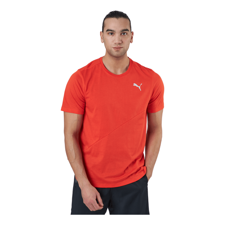 Train Logo Ss Tee Cherry Tomato