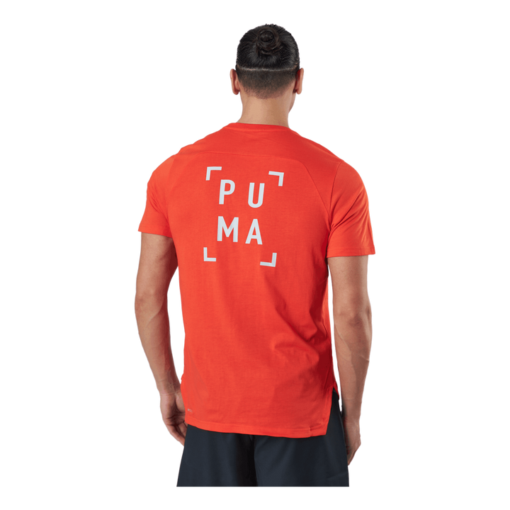 Train Logo Ss Tee Cherry Tomato