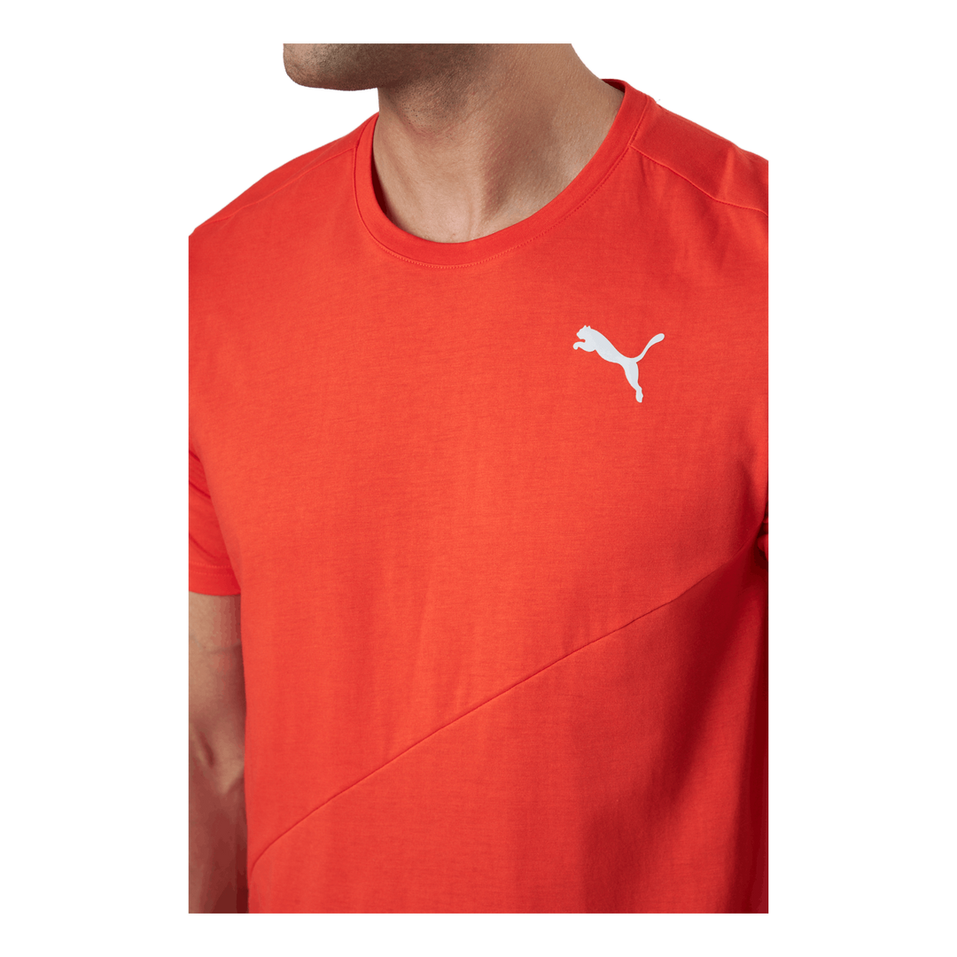 Train Logo Ss Tee Cherry Tomato