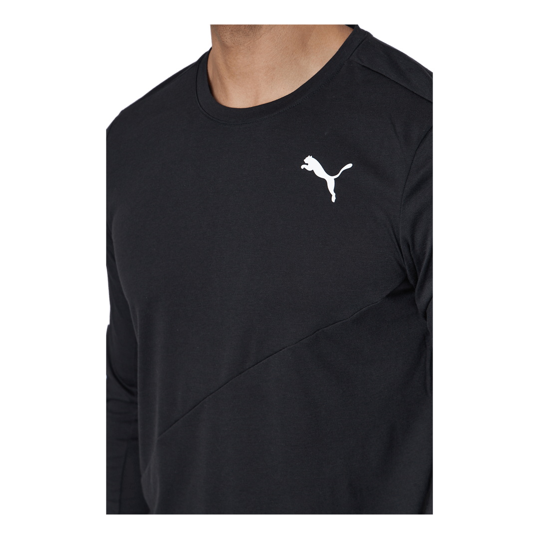 Train Logo Ls Tee Puma Black