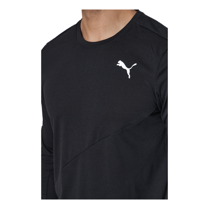 Train Logo Ls Tee Puma Black