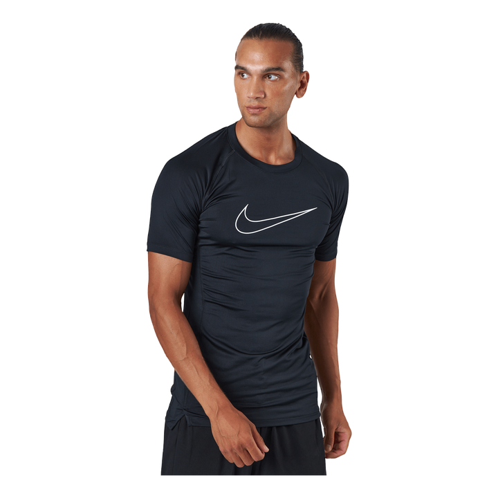 Pro Dri-FIT Men's Tight Fit Short-Sleeve Top BLACK/WHITE