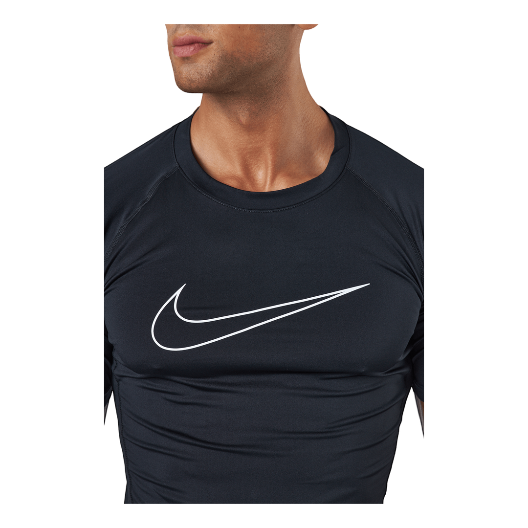 Pro Dri-FIT Men's Tight Fit Short-Sleeve Top BLACK/WHITE