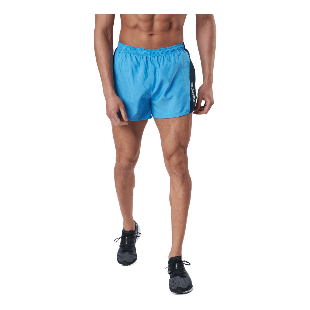 Nike Dri-fit Heritage Men's 4" Lt Photo Blue/htr/dark Obsidia