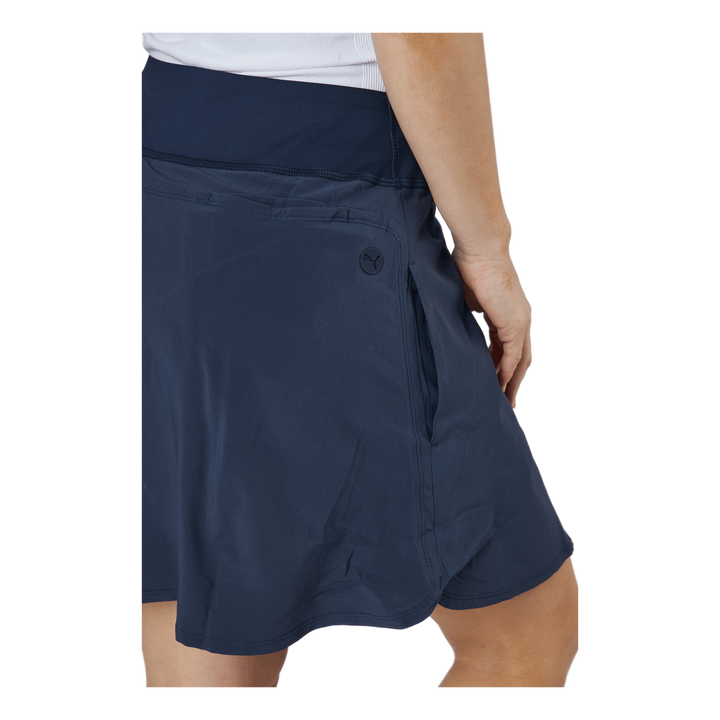 Pwrshape Solid Skirt Navy Blazer