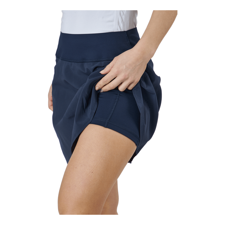 Pwrshape Solid Skirt Navy Blazer