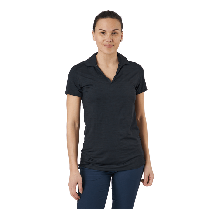 W Cloudspun Coast Polo Puma Black Heather