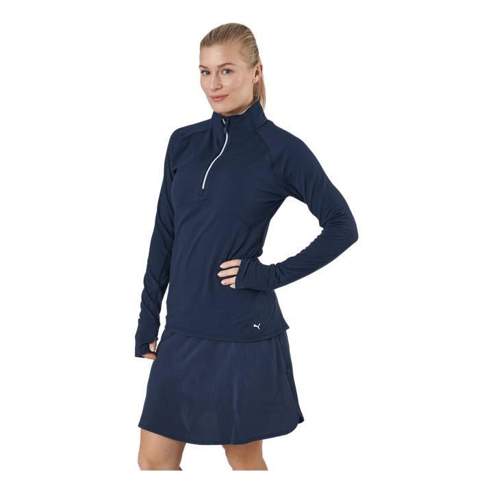 W Gamer 1/4 Zip Navy Blazer