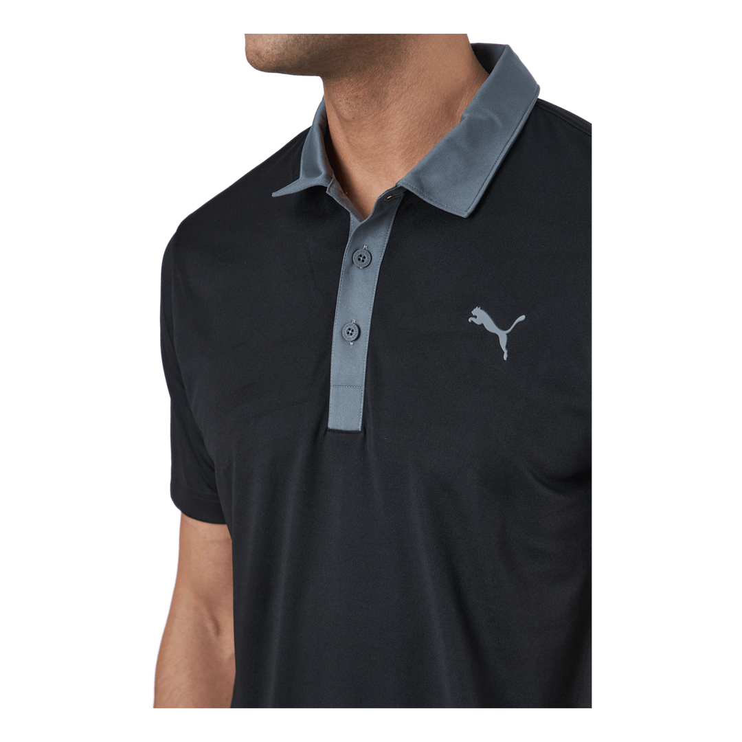 Gamer Polo Puma Black-quiet Shade