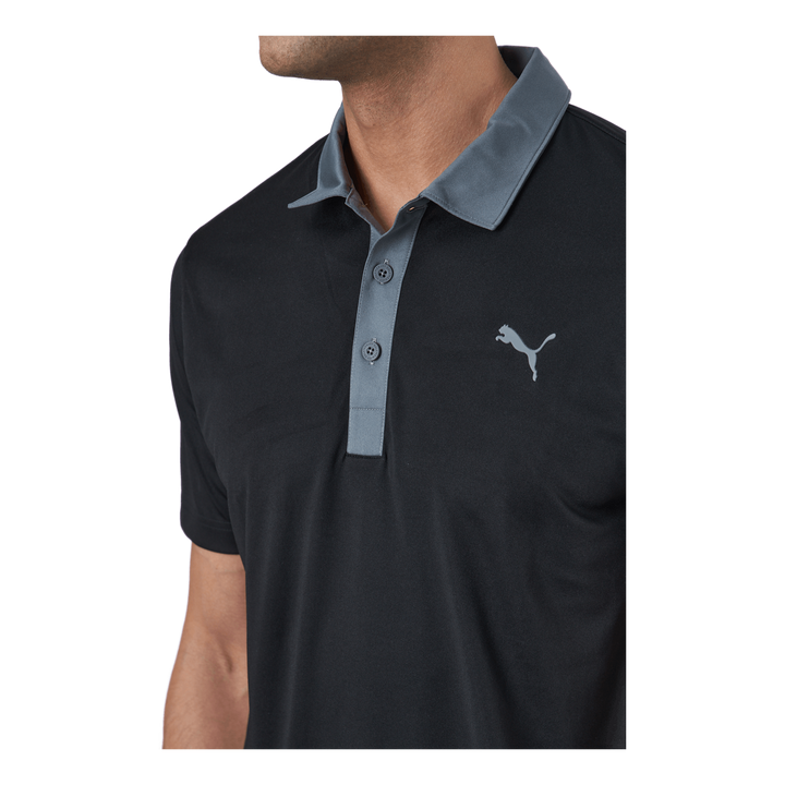 Gamer Polo Puma Black-quiet Shade