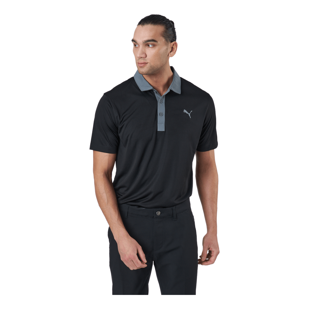 Gamer Polo Puma Black-quiet Shade