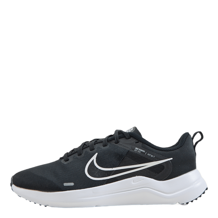 Downshifter 12 Women's Road Running Shoes BLACK/WHITE-SMOKE GREY-PURE PLATINUM