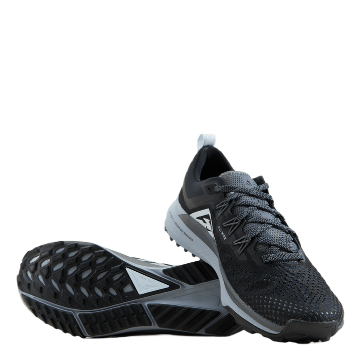 React Pegasus Trail 4 Women's Trail Running Shoes BLACK/AURA-DARK GREY-WOLF GREY