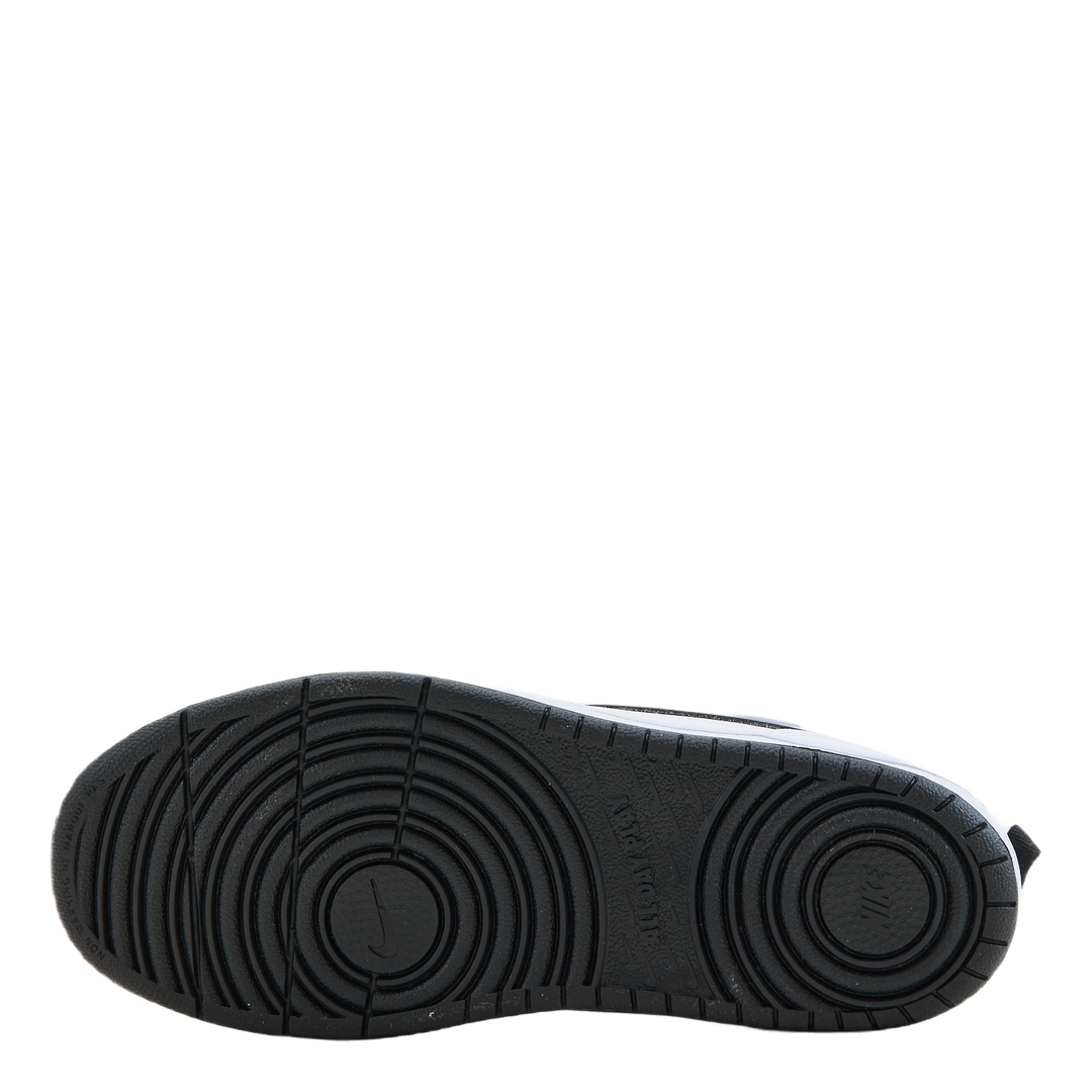 Court Borough Low 2 Little Kids' Shoes WHITE/BLACK