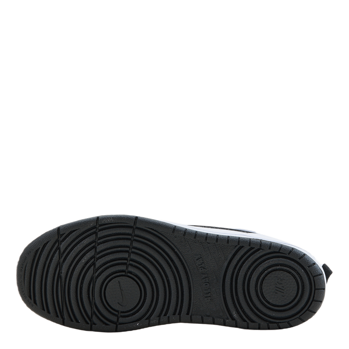 Court Borough Low 2 Little Kids' Shoes WHITE/BLACK