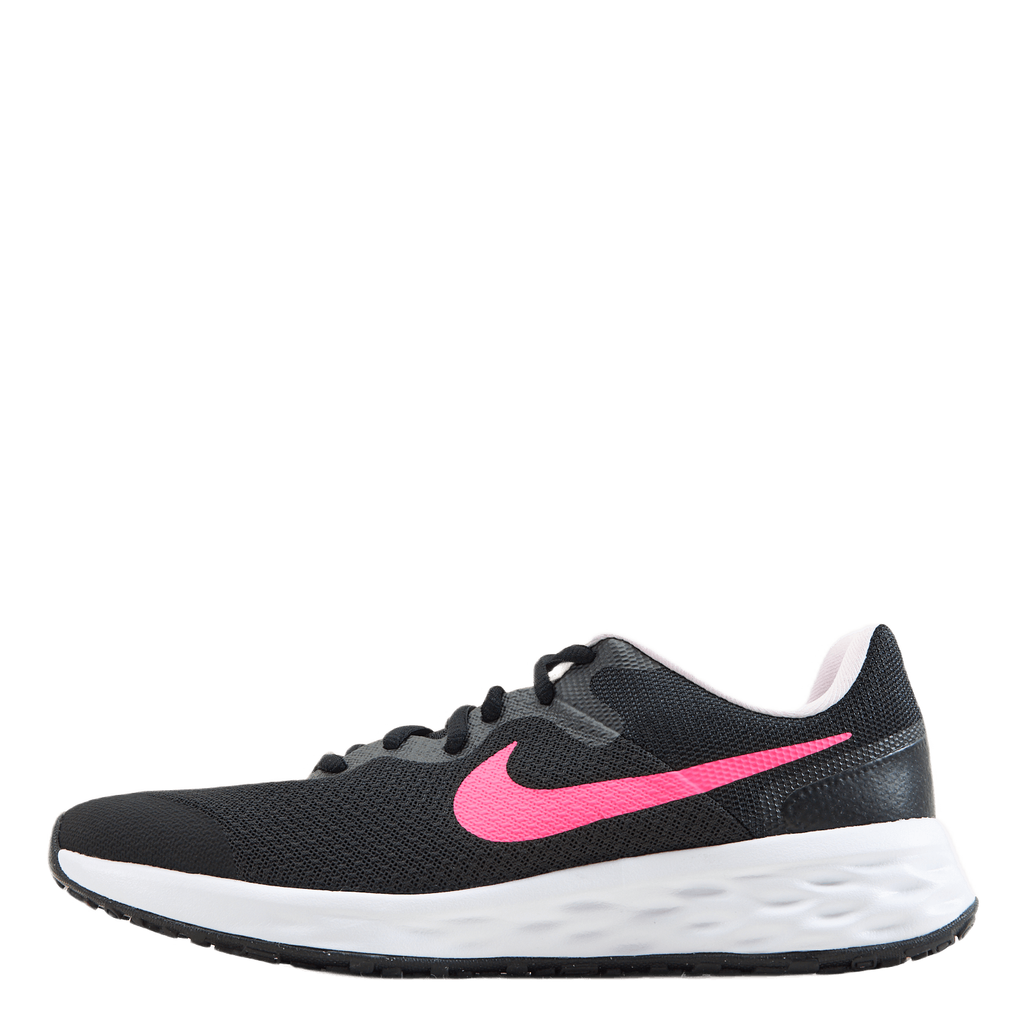 Nike Revolution Big Kids' Road Running Shoes BLACK/HYPER PINK